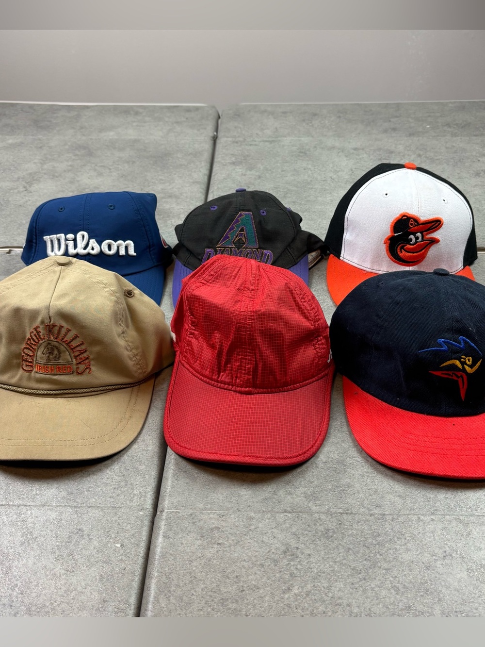 Lot of 6 vintage and modern hats reseller lot